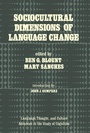 Cover: Sociocultural Dimensions of Language Change - Academic Press