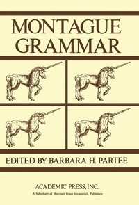 Enlarge image Cover: Montague Grammar - Academic Press
