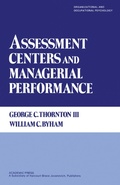 Cover: Assessment Centers and Managerial Performance - Academic Press