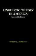 Cover: Linguistic Theory in America - Academic Press