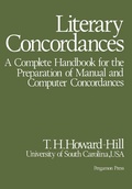 Cover: Literary Concordances - Elsevier