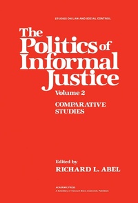 Abbildung von: Politics of Informal Justice - Elsevier
