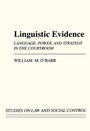 Cover: Linguistic Evidence - Elsevier