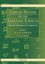Cover: Concise History of the Language Sciences - Elsevier