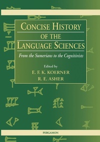 Enlarge image Cover: Concise History of the Language Sciences - Elsevier