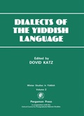 Cover: Dialects of the Yiddish Language - Elsevier