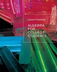 Abbildung von: Algebra for College Students - Houghton Mifflin