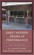 Cover: Early Modern Drama in Performance - University of Delaware Press