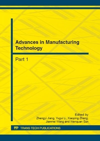 Enlarge image Cover: Advances in Manufacturing Technology - Trans Tech Publications Ltd