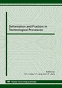 Cover: Deformation and Fracture in Technological Processes - Trans Tech Publications Ltd