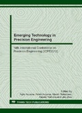 Cover: Emerging Technology in Precision Engineering XIV - Trans Tech Publications Ltd