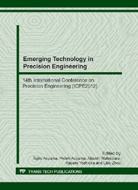 Enlarge image Cover: Emerging Technology in Precision Engineering XIV - Trans Tech Publications Ltd