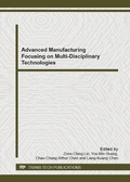Cover: Advanced Manufacturing Focusing on Multi-Disciplinary Technologies - Trans Tech Publications Ltd