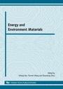 Cover: Energy and Environment Materials (C-MRS) - Trans Tech Publications Ltd