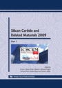 Cover: Silicon Carbide and Related Materials 2009 - Trans Tech Publications Ltd