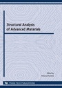 Cover: Structural Analysis of Advanced Materials - Trans Tech Publications Ltd