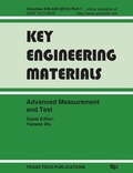 Cover: Advanced Measurement and Test X - Trans Tech Publications Ltd