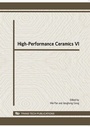 Cover: High-Performance Ceramics VI - Trans Tech Publications Ltd