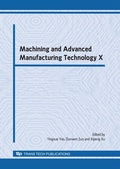 Cover: Machining and Advanced Manufacturing Technology X - Trans Tech Publications Ltd