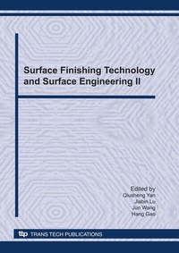 Enlarge image Cover: Surface Finishing Technology and Surface Engineering II - Trans Tech Publications Ltd