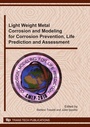 Cover: Light Weight Metal Corrosion and Modeling - Trans Tech Publications Ltd