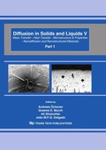 Cover: Diffusion in Solids and Liquids V - Trans Tech Publications Ltd