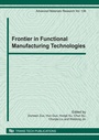 Cover: Frontier in Functional Manufacturing Technologies - Trans Tech Publications Ltd