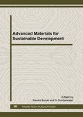 Cover: Advanced Materials for Sustainable Development - Trans Tech Publications Ltd