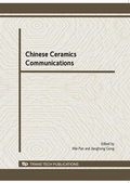 Cover: Chinese Ceramics Communications - Trans Tech Publications Ltd
