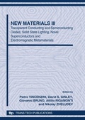 Cover: 5th FORUM ON NEW MATERIALS PART D - Trans Tech Publications Ltd