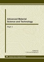 Cover: Advanced Material Science and Technology - Trans Tech Publications Ltd