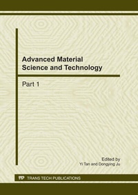 Enlarge image Cover: Advanced Material Science and Technology - Trans Tech Publications Ltd