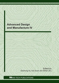 Enlarge image Cover: Advanced Design and Manufacture IV - Trans Tech Publications Ltd
