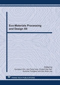 Cover: Eco-Materials Processing and Design XII - Trans Tech Publications Ltd