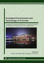 Cover: Ecological Environment and Technology of Concrete - Trans Tech Publications Ltd