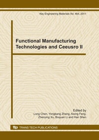 Abbildung von: Functional Manufacturing Technologies and Ceeusro II - Trans Tech Publications Ltd