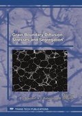 Cover: Grain Boundary Diffusion, Stresses and Segregation - Trans Tech Publications Ltd