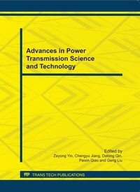 Enlarge image Cover: Advances in Power Transmission Science and Technology - Trans Tech Publications Ltd