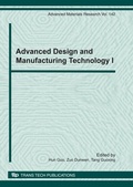 Cover: Advanced Design and Manufacturing Technology I - Trans Tech Publications Ltd