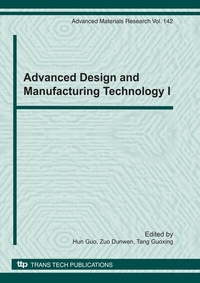 Enlarge image Cover: Advanced Design and Manufacturing Technology I - Trans Tech Publications Ltd