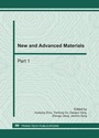Cover: New and Advanced Materials - Trans Tech Publications Ltd