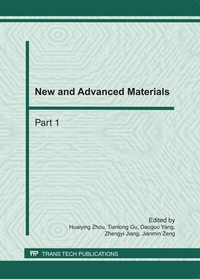 Enlarge image Cover: New and Advanced Materials - Trans Tech Publications Ltd