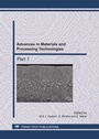 Cover: Advances in Materials and Processing Technologies II - Trans Tech Publications Ltd