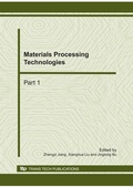 Cover: Materials Processing Technologies - Trans Tech Publications Ltd