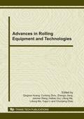 Cover: Advances in Rolling Equipment and Technologies - Trans Tech Publications Ltd