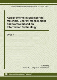 Enlarge image Cover: Engineering Materials, Energy, Management and Control - Trans Tech Publications Ltd