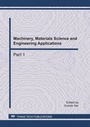 Cover: Machinery, Materials Science and Engineering Applications, MMSE2011 - Trans Tech Publications Ltd