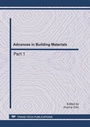 Cover: Advances in Building Materials, CEBM 2011 - Trans Tech Publications Ltd