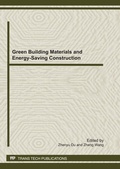 Cover: Green Building Materials and Energy-Saving Construction - Trans Tech Publications Ltd