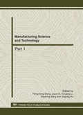 Cover: Manufacturing Science and Technology, AEMT2011 - Trans Tech Publications Ltd